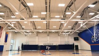 Pomona College's gymnasium ready to deliver sound with Renkus-Heinz.