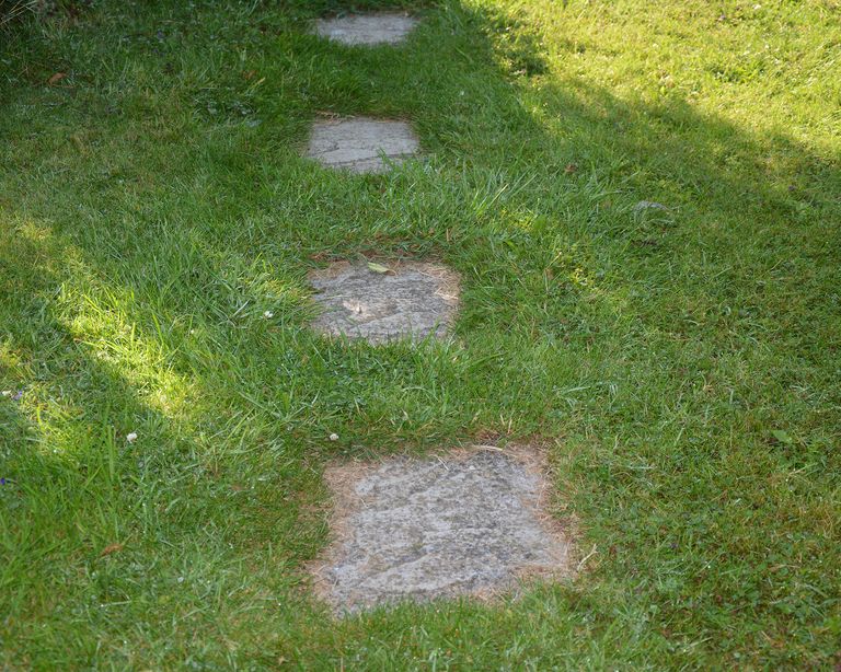 How to lay stepping stones on grass 4 easy steps Gardeningetc