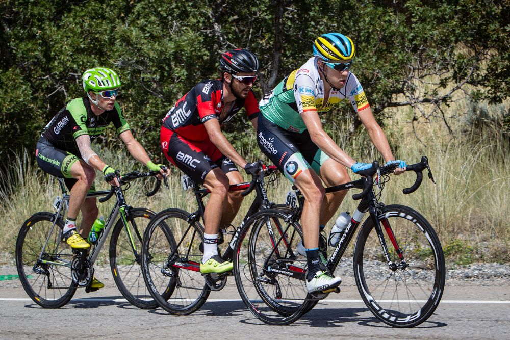 The final three riders of todays break.
