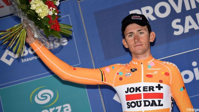 Lotto Soudal used an orange jersey for the 2015 Eneco Tour