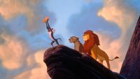 An image from The Lion King demonstrating one of the 12 Disney principles of animation