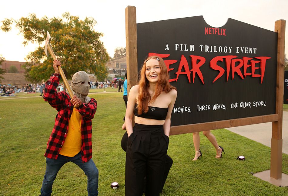 Sadie Sink at premiere of Netflix's Fear Street
