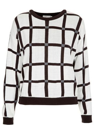 Topshop geometric print jumper, £24