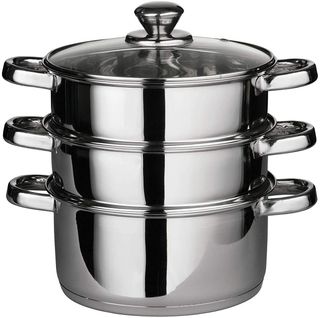 Buy Argos Home 3 Tier Steamer - Stainless Steel | Saucepan steamers | Argos