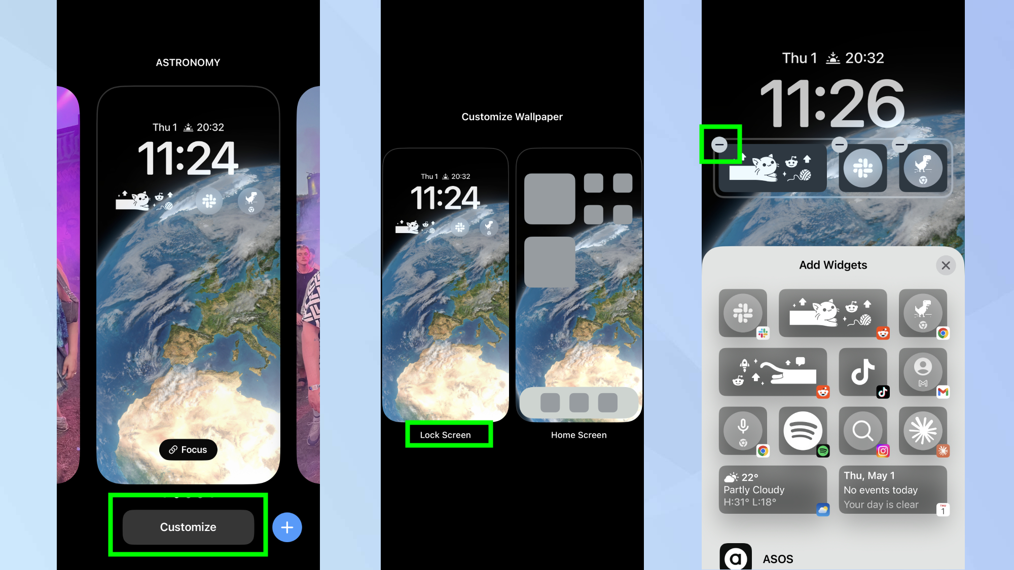 iPhone widgets removed to increase battery