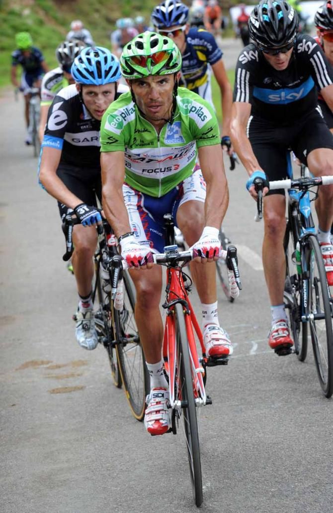 Joaquim Rodriguez had already lost his hopes of overall victory by the time he tackled the Angliru in 2011.