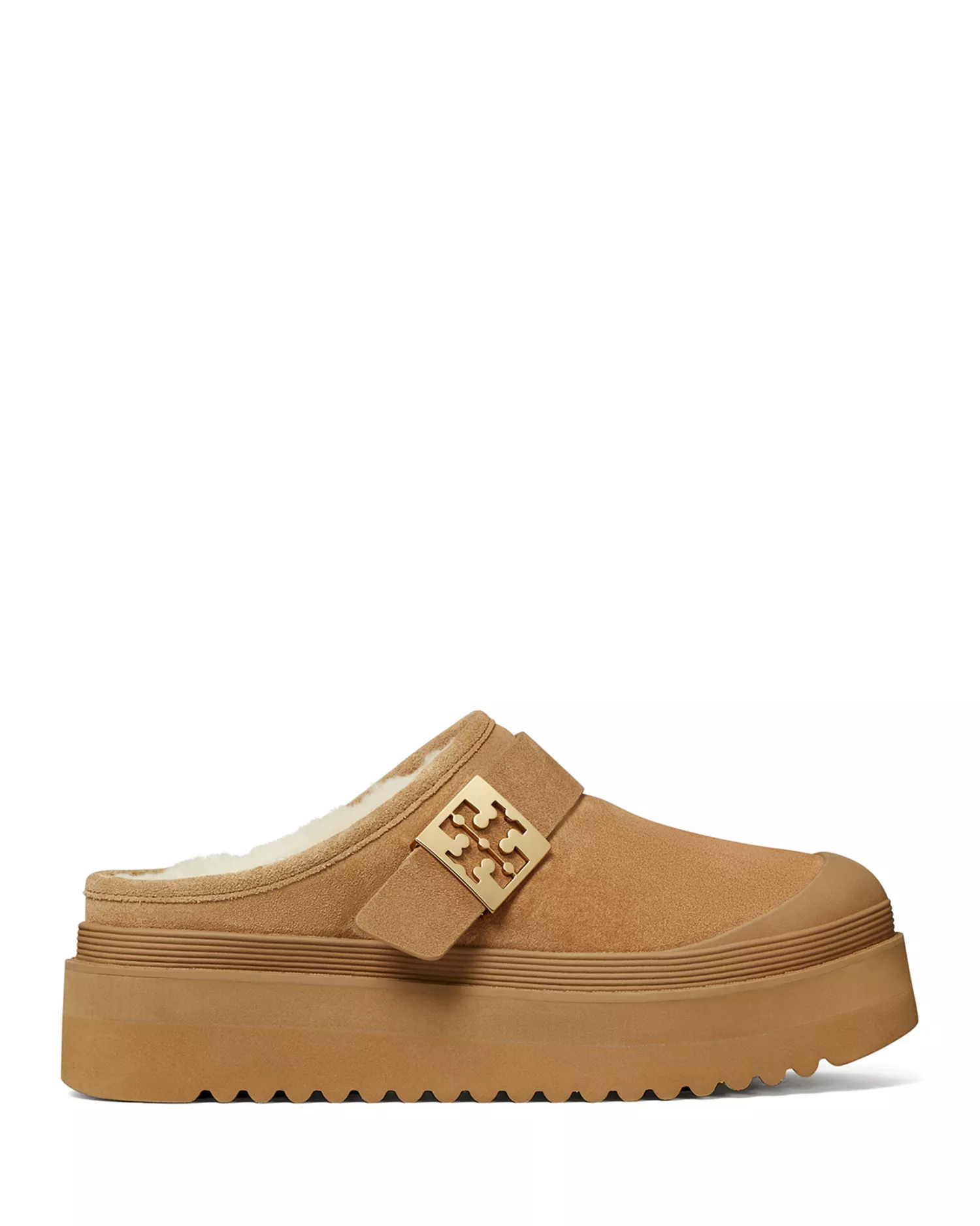 Women&#039;s Mellow Shearling Lined Platform Clogs
