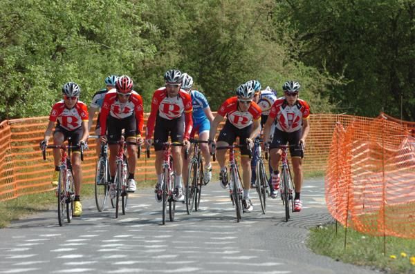 RadioShack out training on the course