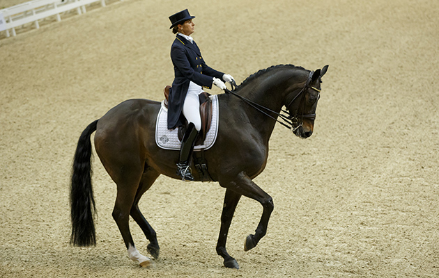 Tinne Vilhelmson Silfven on Don Auriello. &amp;copy; Hippo Foto - Dirk Caremans