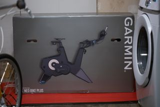 Garmin Tacx Neo Bike Plus in box