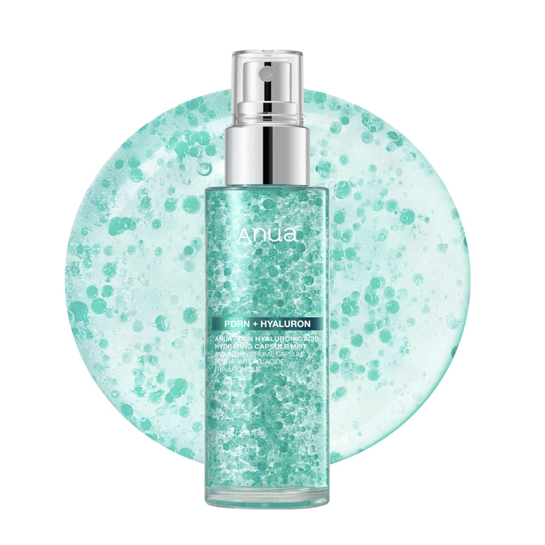 Anua Pdrn Collagen Glow Facial Serum Spray, Hydrating Face Mist, Hyaluronic Acid, Dewy Glass Finish, All Skin Types, Instant Plumping Hydration, Firming Care, Korean Skincare, 3.38 Fl Oz