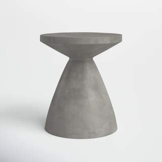 concrete outdoor table