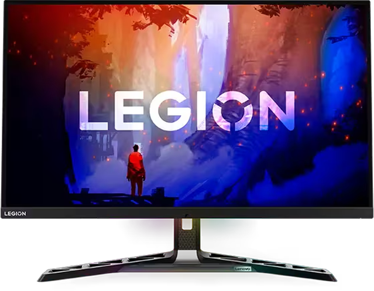 A Lenovo Legion Y32P-30 against a white background