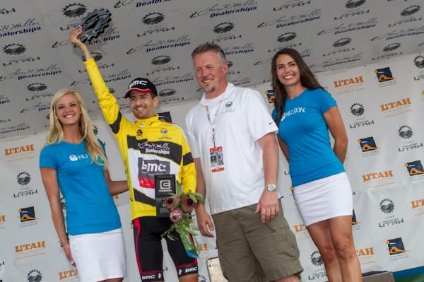 Overall winner of the 2012 Tour of Utah, Johann Tschopp (BMC)