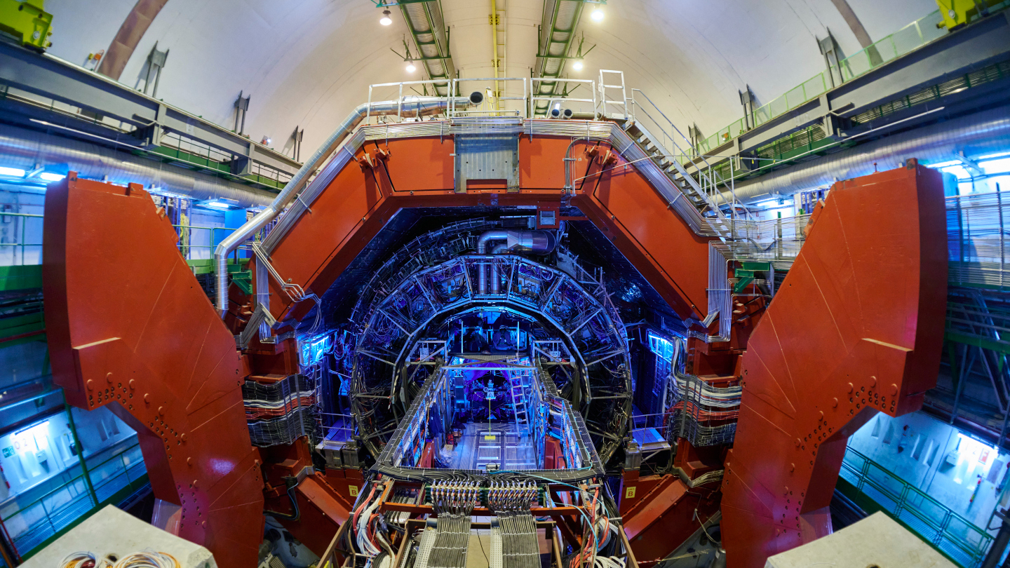 Picture of the ALICE detector at CERN's Large Hadron Collider.