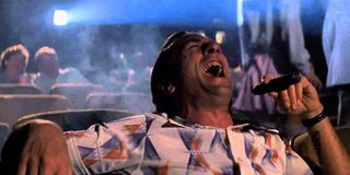 Cape Fear Robert DeNiro laughing and smoking in the theater