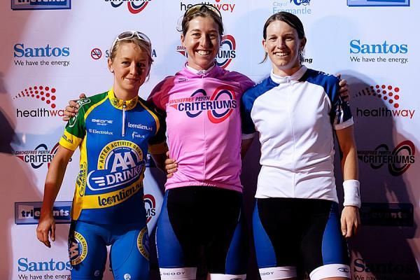 A smiling Nicole Cooke is enjoying racing in Australia.