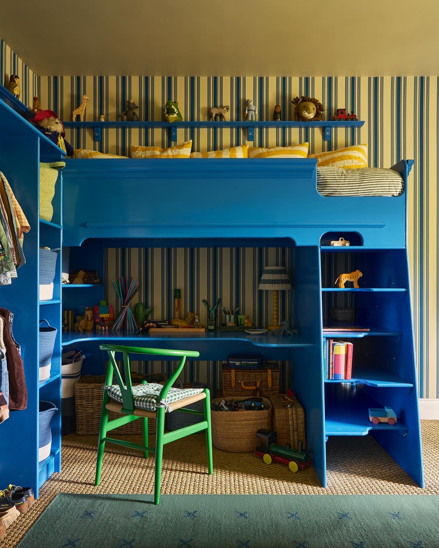 Images of Sarah Corbett-Winder in her bright and colourful country home