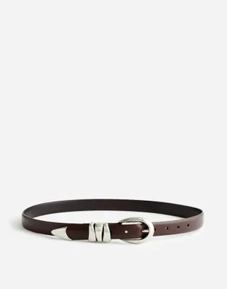 Madewell, Chunky Metal Leather Belt