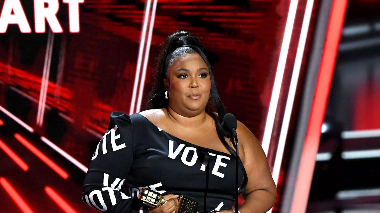 hollywood, california october 14 in this image released on october 14, lizzo accepts the top song sales artist award onstage at the 2020 billboard music awards, broadcast on october 14, 2020 at the dolby theatre in los angeles, ca photo by kevin wintergetty images