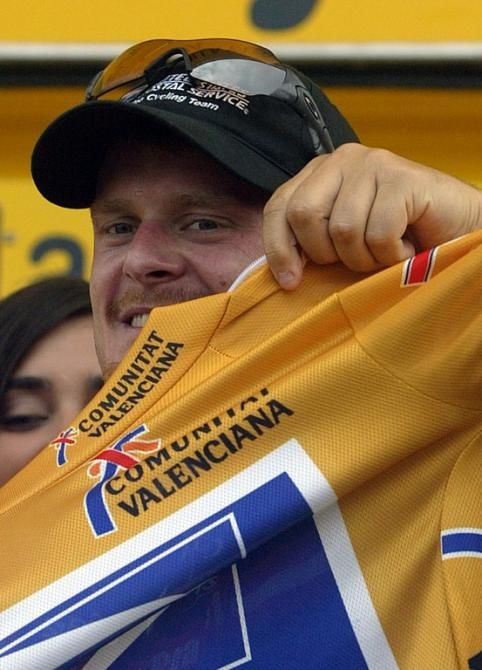 Floyd Landis wore the leader's jersey in the 2004 Vuelta