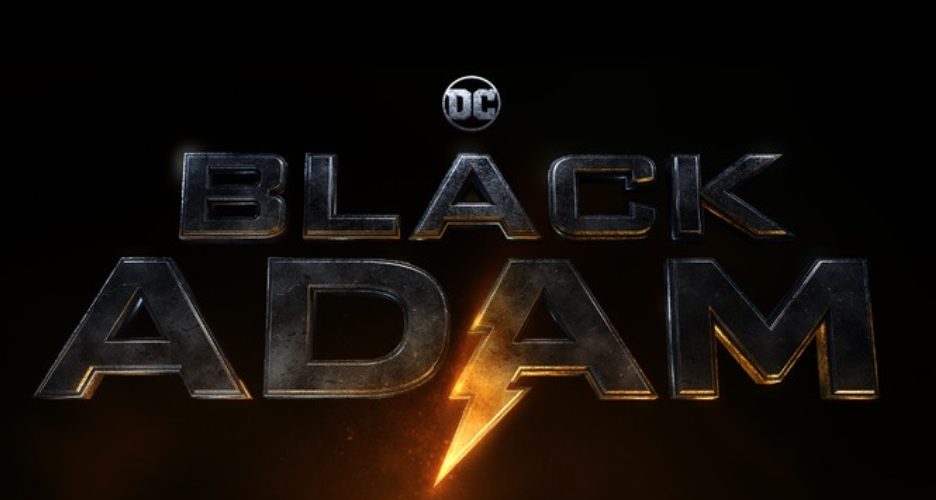 The official 'Black Adam' title card.