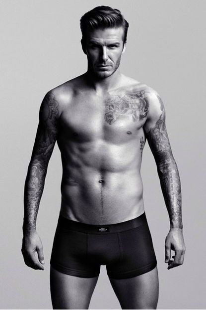 David Beckham - David Beckham strips down for H&M underwear campaign - David Beckham H&M - Marie Claire - Marie Claire UK