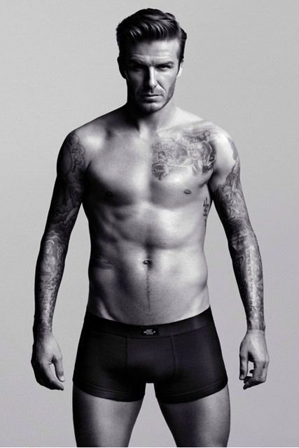 David Beckham - David Beckham strips down for H&amp;M underwear campaign - David Beckham H&amp;M - Marie Claire - Marie Claire UK