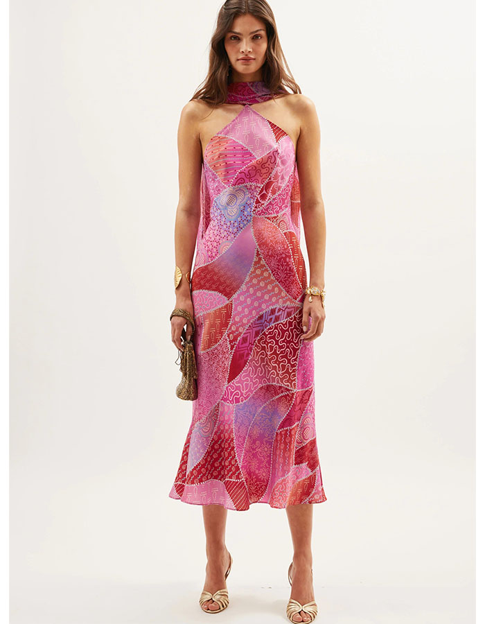 rixo london, Hayley Silk Dress