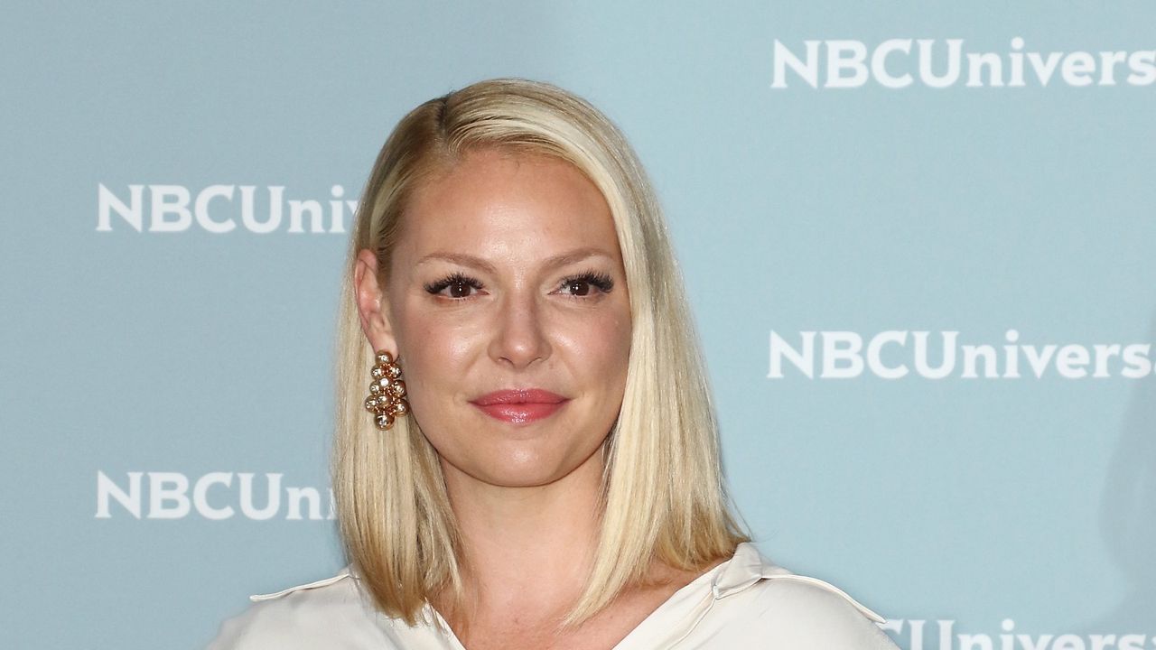 Grey&#039;s Anatomy, Actress Katherine Heigl attends the 2018 NBCUniversal Upfront presentation at Rockefeller Center on May 14, 2018 in New York City