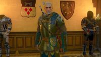 Geralt in Griffin armour.