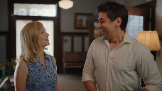 Teryl Rothery and Mark Ghanime as Muriel and Cameron in Virgin River Season 5