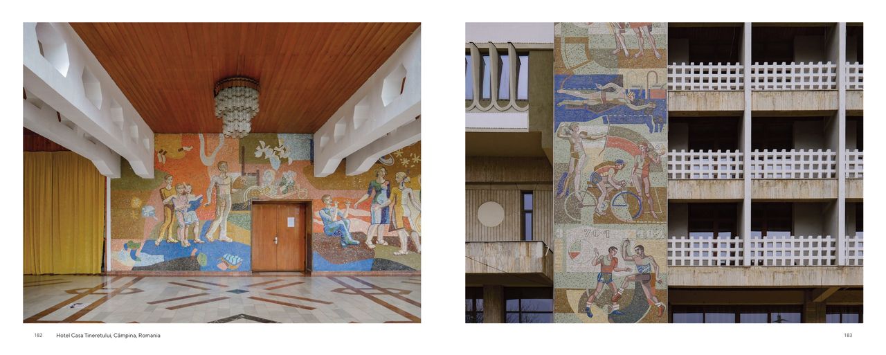 A selection of spreads from Socialist Hotels from Fuel Publishing