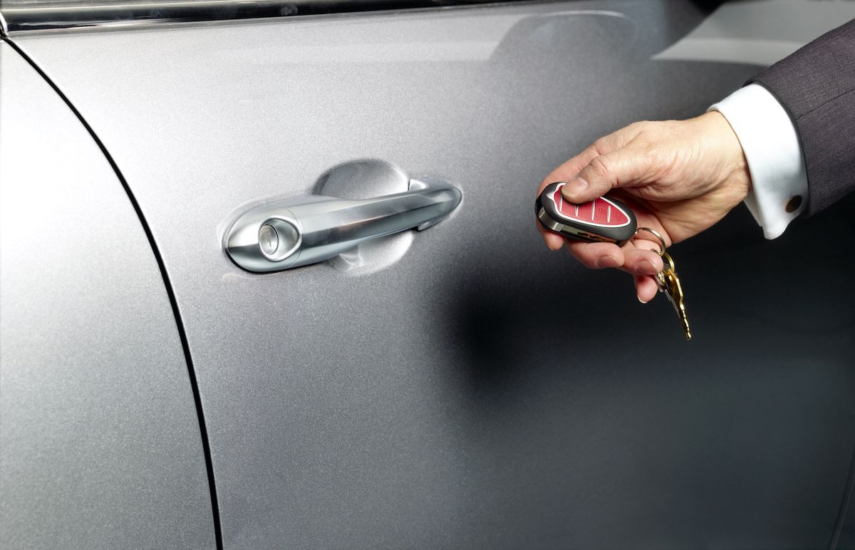 Door locks outside the vehicle