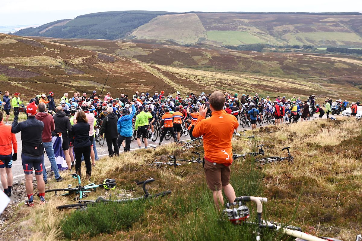 Picture by SWpixcom 12092021 Cycling AJ Bell Tour of Britain 2021 Stage 8 Stonehaven to Aberdeen
