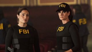 Eva and Maggie investigating a murder in CBS' FBI Season 8x05