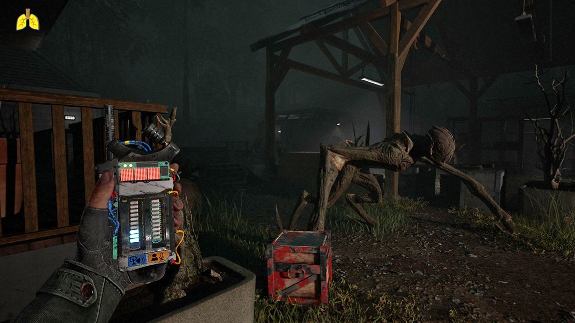 A Quiet Place: The Road Ahead; images from a video game