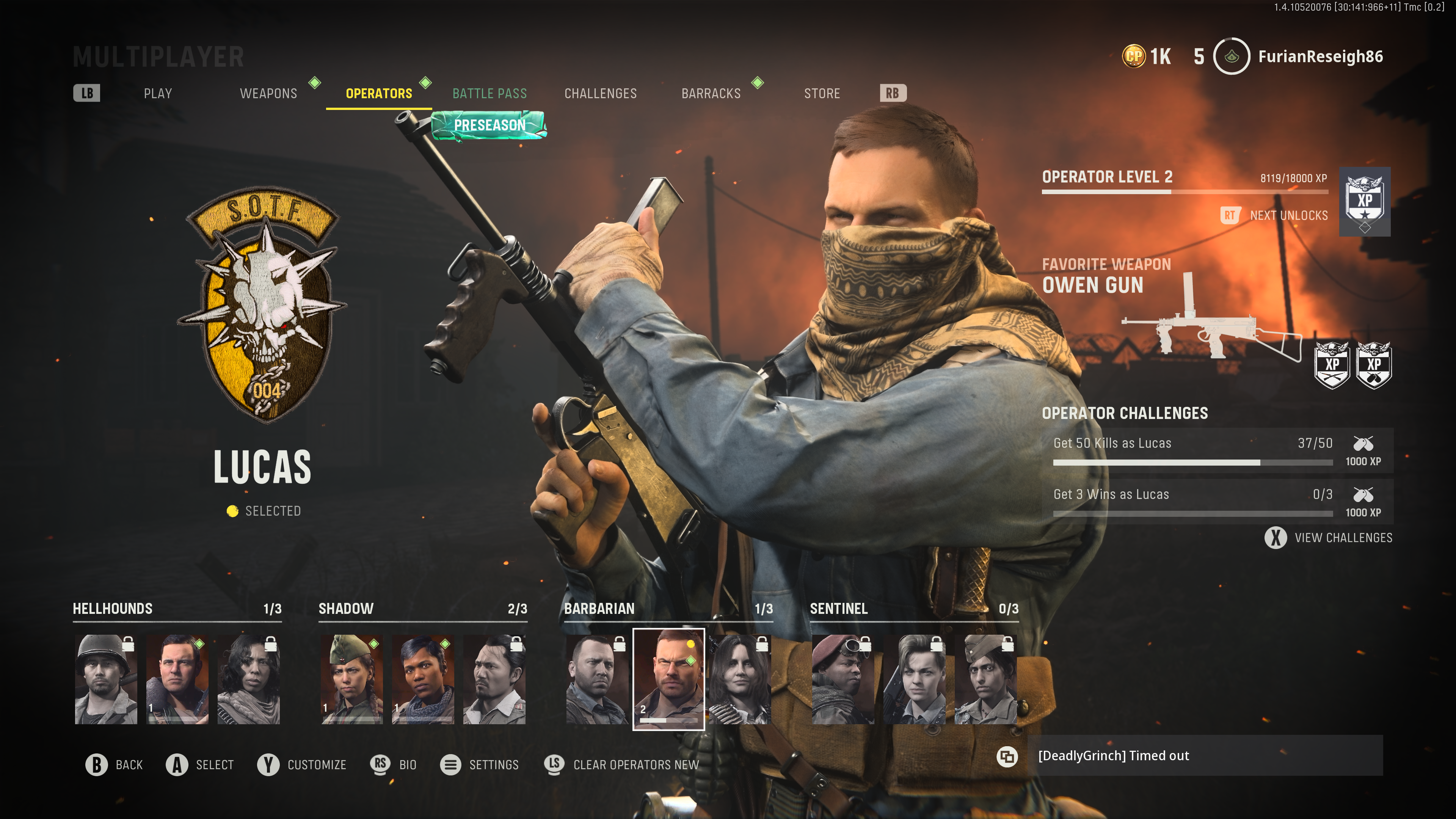 Conheça quatro operadores em Call of Duty: Vanguard Multiplayer