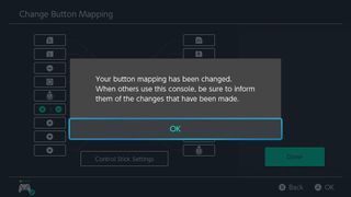How to remap Switch controller buttons step 13: select OK