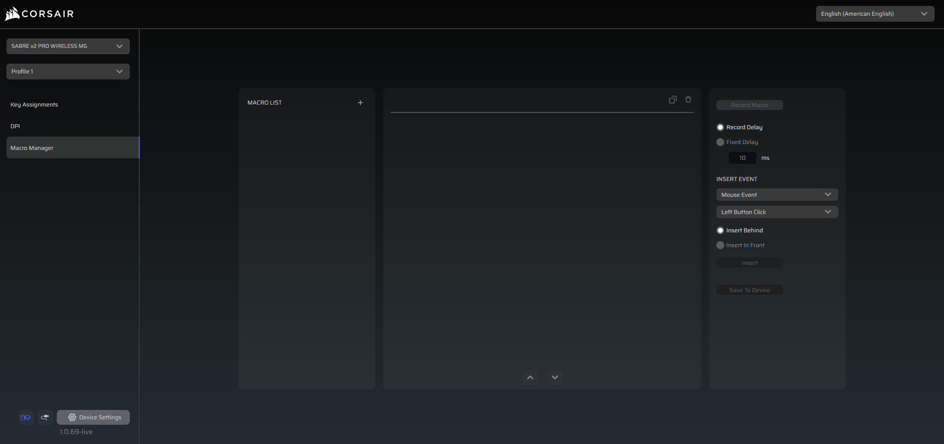 كورسير سيبر V2 برو وايرلس إم جي