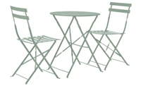 Argos Home Eve Folding 2 Seater Metal Bistro Set