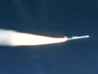 An Orbital ATK Pegasus XL rocket launches into orbit carrying NASA's eight Cyclone Global Navigation Satellite System satellites to study hurricanes from space. The rocket launched Dec. 15, 2016 from an aircraft that took off from the Cape Canaveral Air F