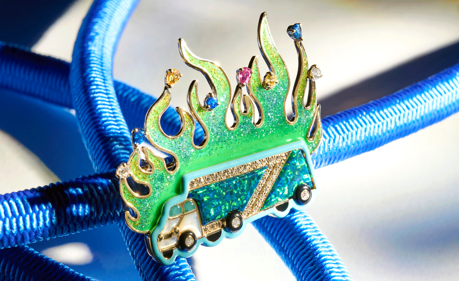 truck brooch