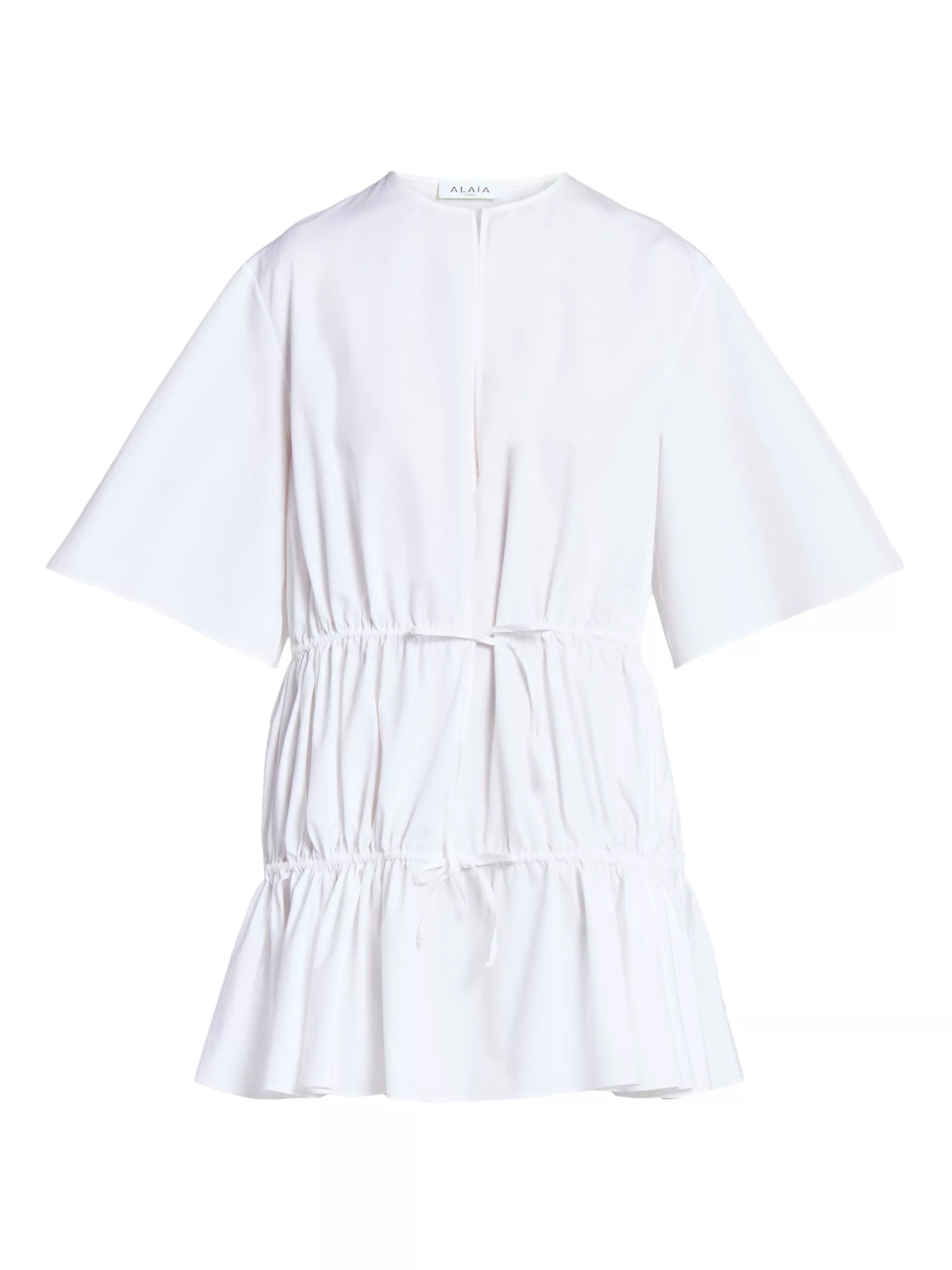 Ruffle Cotton Minidress