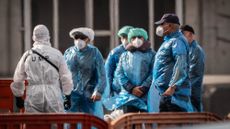 Passengers disembark the hantavirus-stricken cruise ship MV Hondius in Spain.