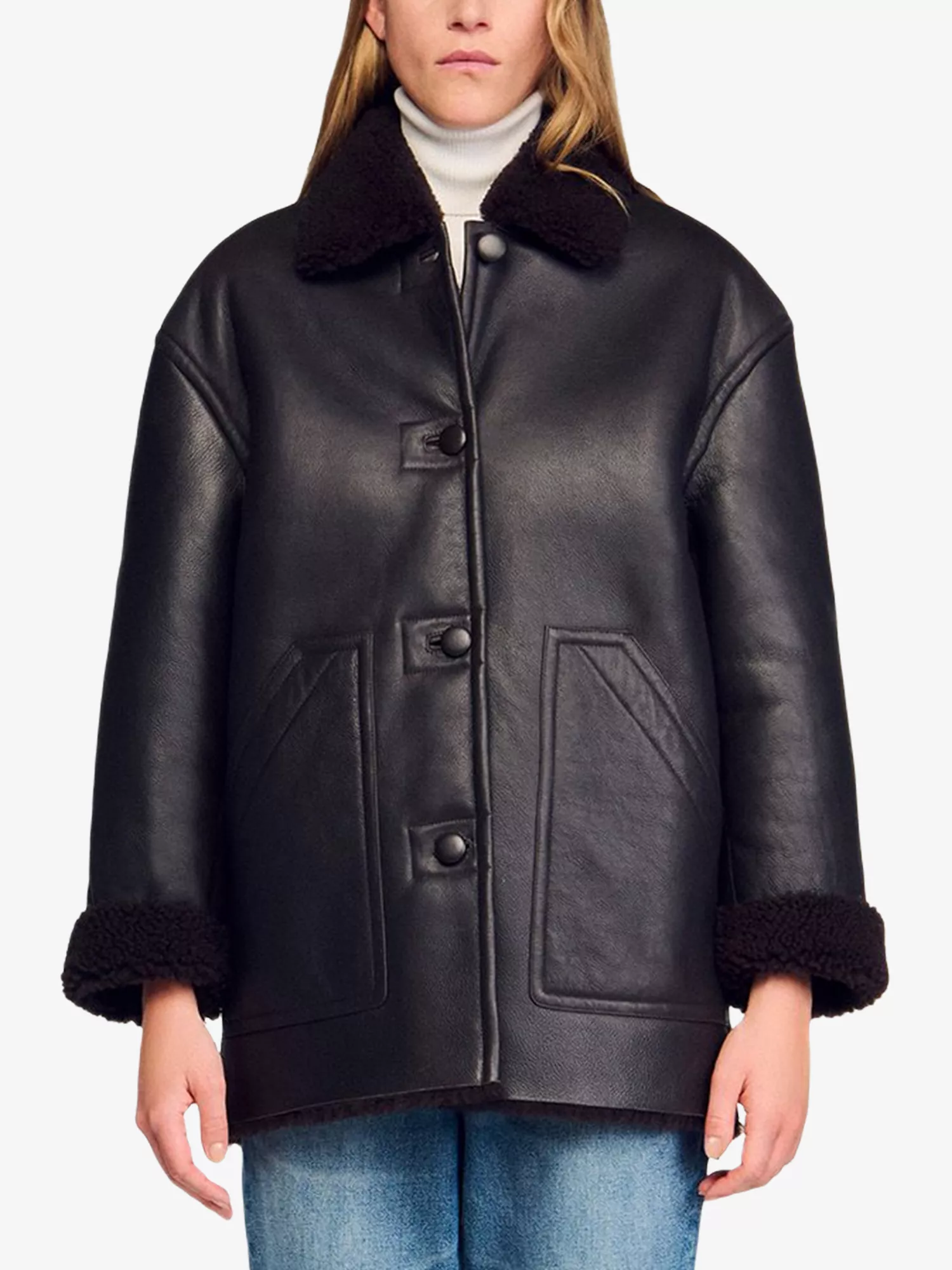 An image of a Sandro jacket.