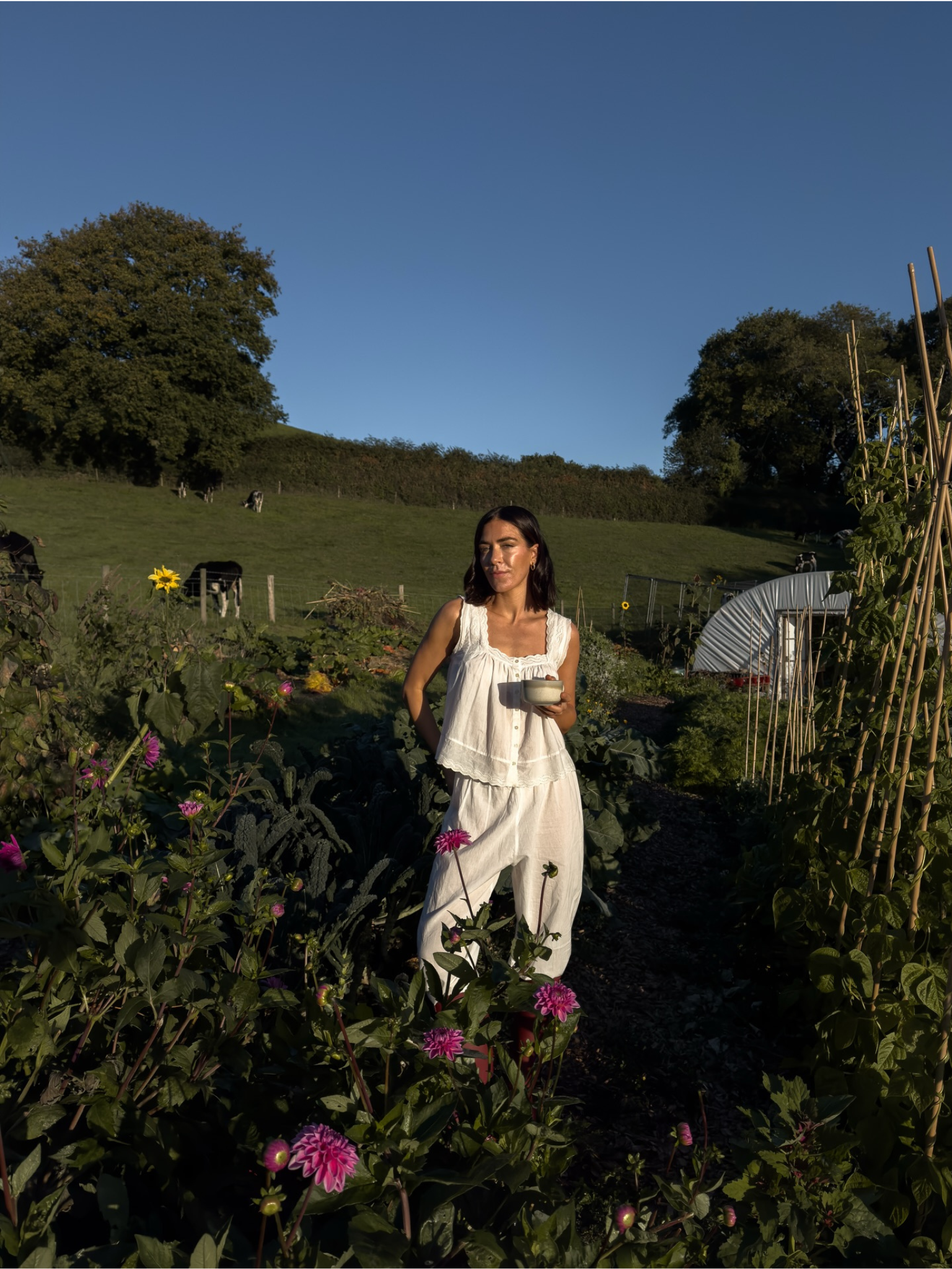 Jessica Skye in the British countryside