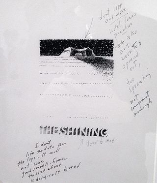 One of the rejected posters for The Shining.