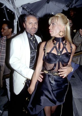 Gianni and Donatella Versace