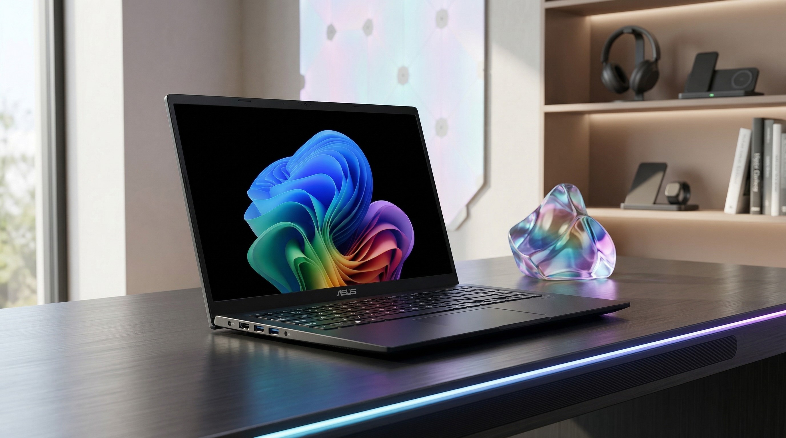 AI generated image of the ASUS Vivobook 14, visualized